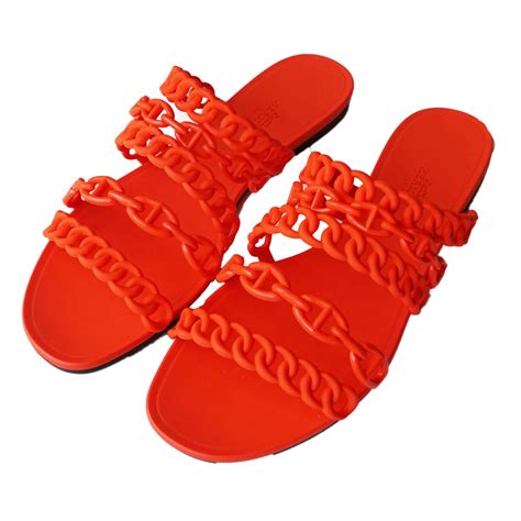 where can i buy hermes sandals|hermes jelly flat sandals.